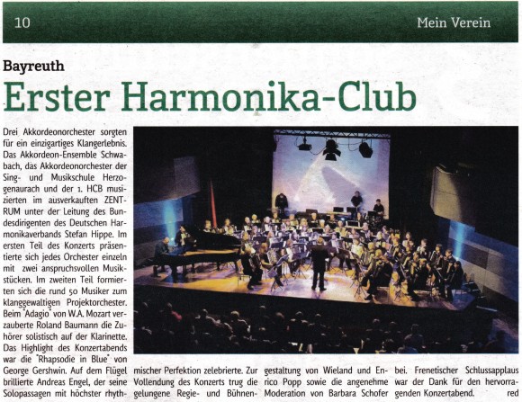 Bericht Projekt Konzert Bayreuth 2014